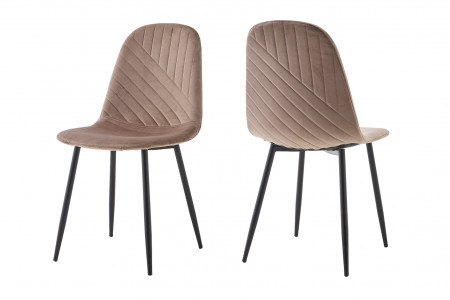 Стул обеденный BIO- Grace Ярис (велюр бежевый) 