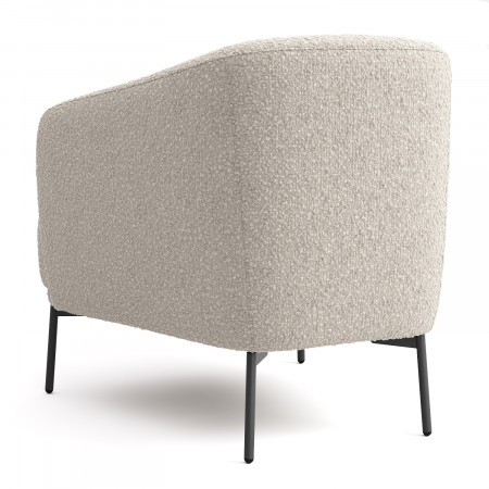 Дизайнерское кресло на металлических ножках Mil- ANDERS 73х80х70 см 