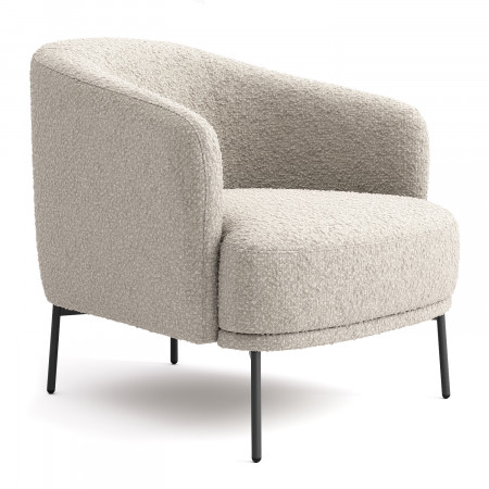 Дизайнерское кресло на металлических ножках Mil- ANDERS 73х80х70 см 