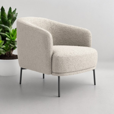 Дизайнерское кресло на металлических ножках Mil- ANDERS 73х80х70 см 