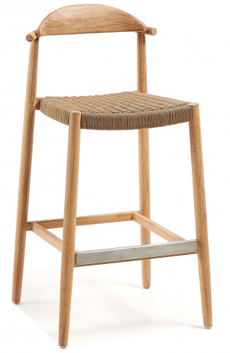 Стул барный Kave Home GLYNIS CC1025J12 (бежевый)