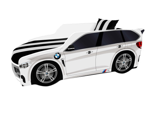 Кровать автомобиль VRN- BMW Premium P002 белая