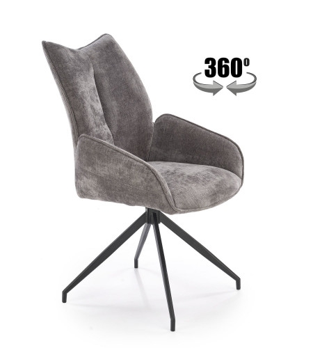 Стул обеденный Halmar K-553 (пепельный, бежевый)