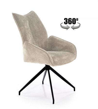 Стул обеденный Halmar K-553 (пепельный, бежевый)