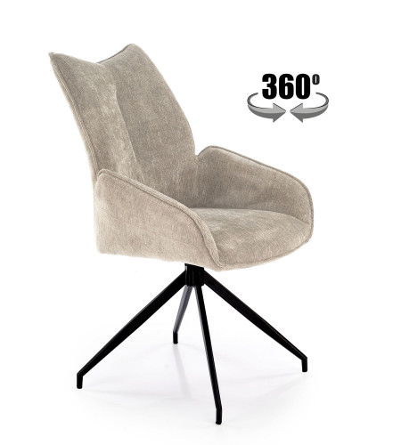 Стул обеденный Halmar K-553 (пепельный, бежевый)