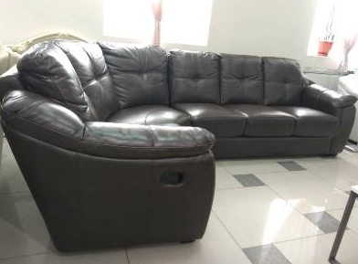 Угловой диван NL- Boston 3095, 1L/1R (Бостон) темно-коричневый