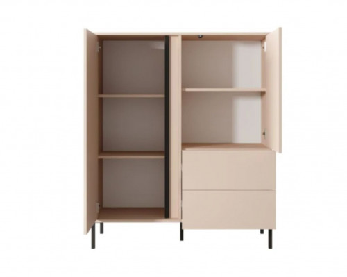 Комод высокий Perfect Home Даст/Dast 2-дверный с 2 ​​ящиками 2D2S/104 Беж