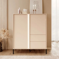 Комод высокий Perfect Home Даст/Dast 2-дверный с 2 ​​ящиками 2D2S/104 Беж
