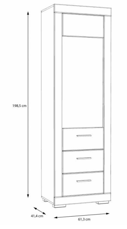 Витрина PL- Forte SNOW SNWV712