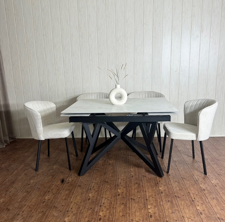 Стол керамический раскладной IMP- Redford 130+25+25