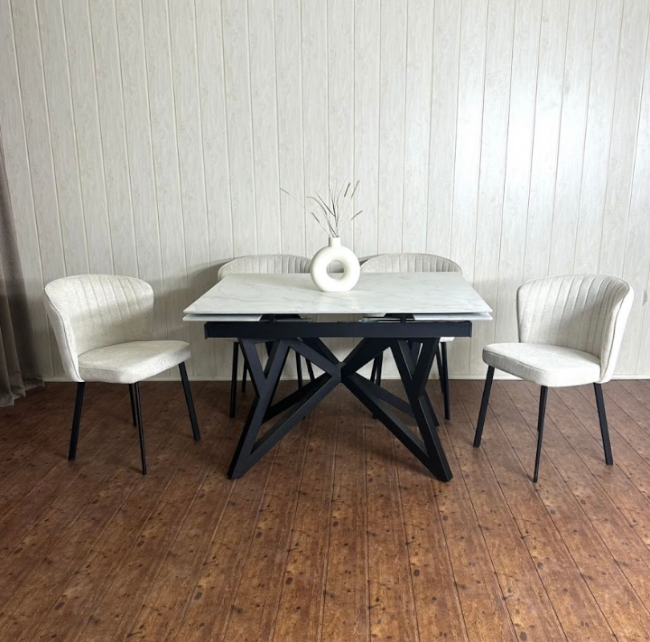 Стол керамический раскладной IMP- Redford 130+25+25