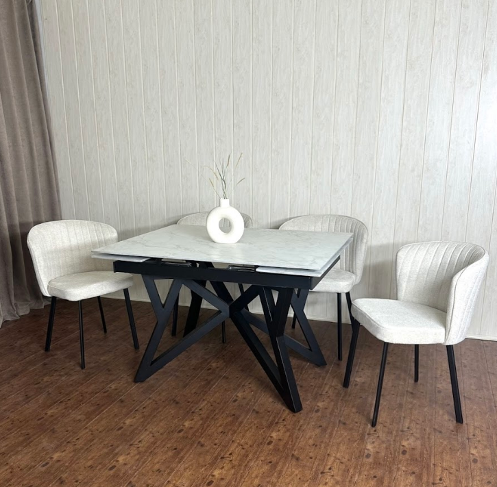 Стол керамический раскладной IMP- Redford 130+25+25