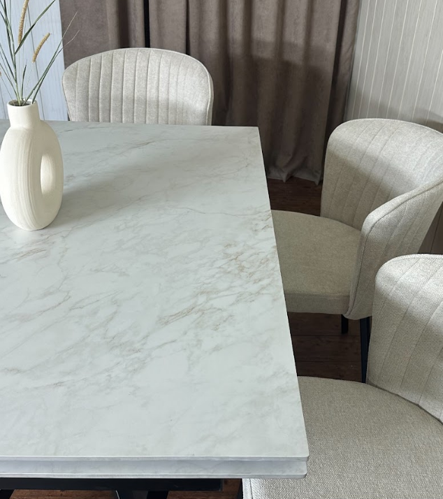 Стол керамический раскладной IMP- Redford 130+25+25