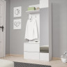 Прихожая с зеркалом Perfect Home Грин/Green 3-дверная Белый