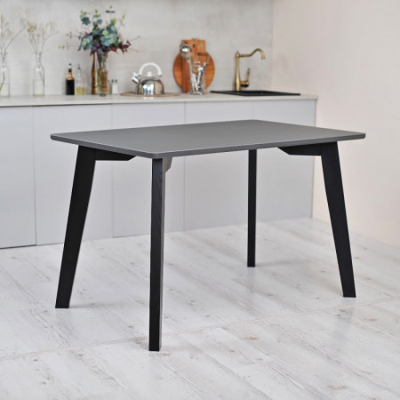 Стол стеклянный Ont- Фабрицио Серый