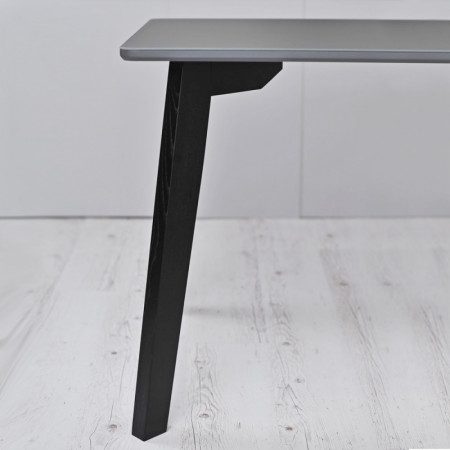 Стол стеклянный Ont- Фабрицио Серый