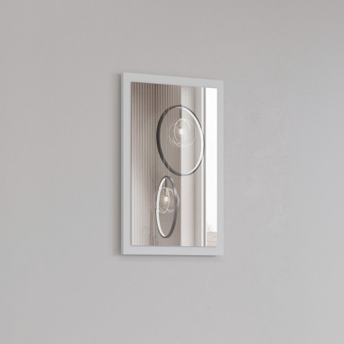 Зеркало в прихожую Helvetia CROSS 249WMY04 (белый)