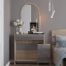 Стол будуарный с зеркалом EVR- Трюмо-1 дуб Сонома + трюфель