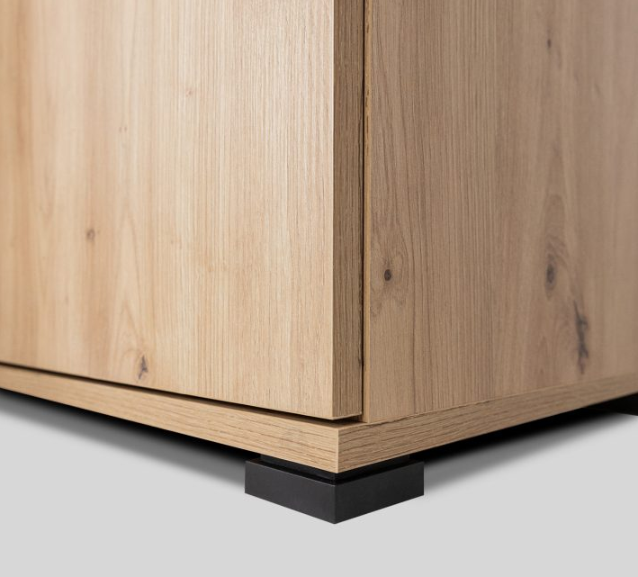 Комод MRK- TEDDY 2 дв 4 шх дуб Артизан/ Кашемир