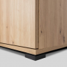 Комод MRK- TEDDY 2 дв 4 шх дуб Артизан/ Кашемир