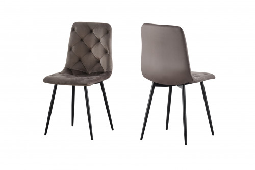 Стул обеденный BIO- Grace Трасти (велюр брауни)