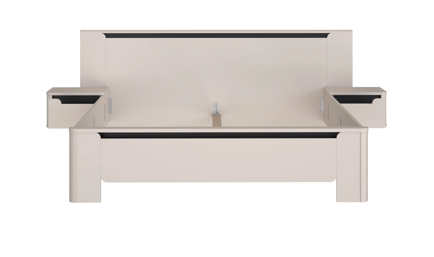 Кровать 1,8 и 2 тумбі TOP- Vodol VXLL1182 