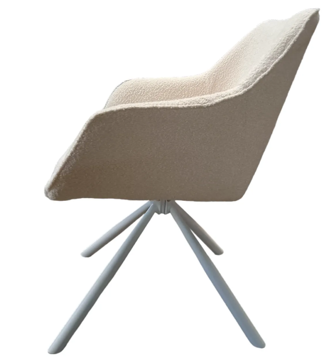 Кресло полу оборотное модерн EXI- LYON LIGHT BEIGE/Светло-Бежевый 