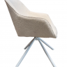 Кресло полу оборотное модерн EXI- LYON LIGHT BEIGE/Светло-Бежевый 