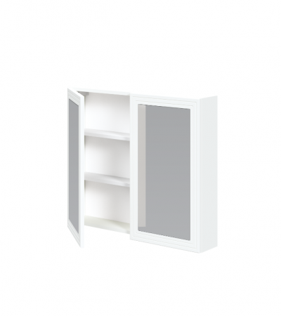 Зеркальный шкафчик PL- Halmar TORETO 70X80/2D Белый 