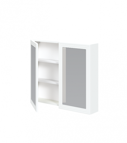 Зеркальный шкафчик PL- Halmar TORETO 70X80/2D Белый 