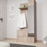 Прихожая с зеркалом Perfect Home Грин/Green 3-дверная Дуб сонома