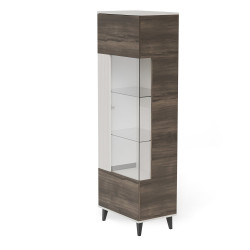 Витрина HALMAR RANDOM 2 W-1 кашемир-орех