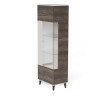 Витрина HALMAR RANDOM 2 W-1 кашемир-орех