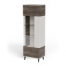 Витрина HALMAR RANDOM 2 W-1 кашемир-орех