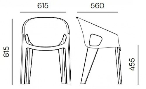 Кресло уличное VLL- FERNE Premo (антрацит, серый)
