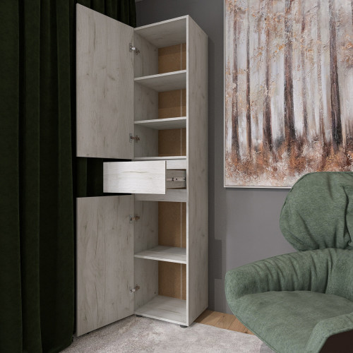 Пенал с ящиком EVR- Лайт ПЛ-1 крафт белый