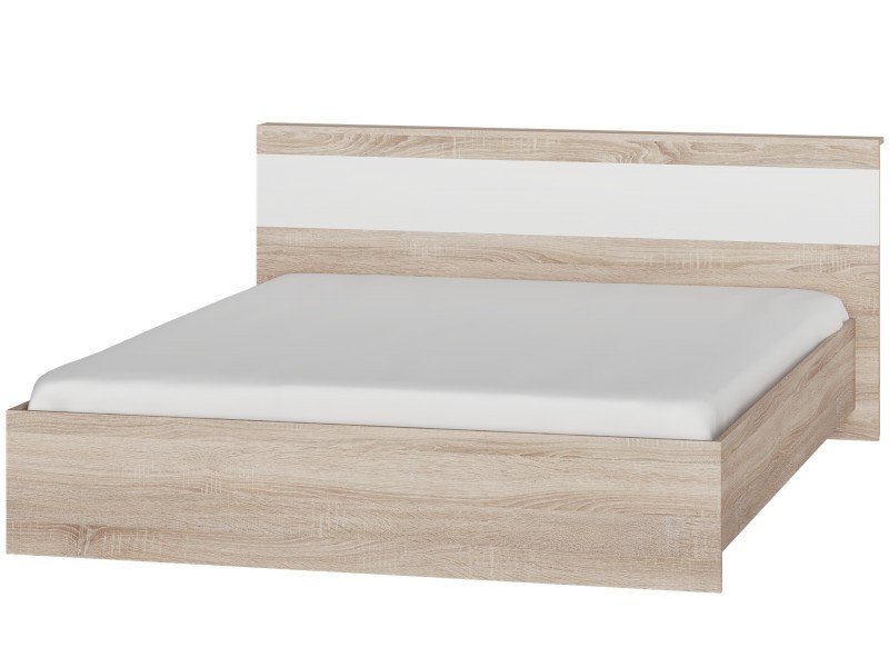 Спальня (модульная) EVR- Соната-4 дуб Сонома + фасад белый