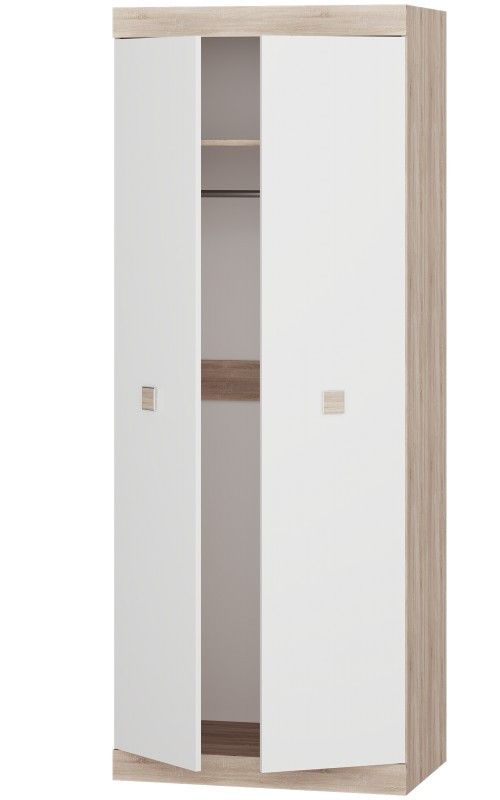 Спальня (модульная) EVR- Соната-4 дуб Сонома + фасад белый