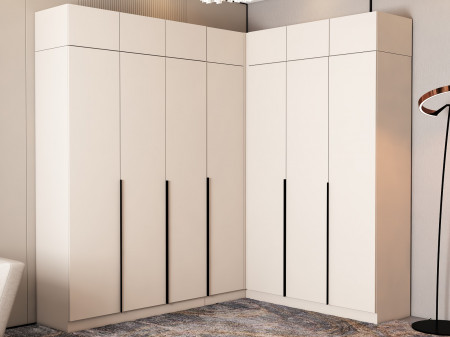 Шкаф угловой на 2 двери ViA- Сити С-20