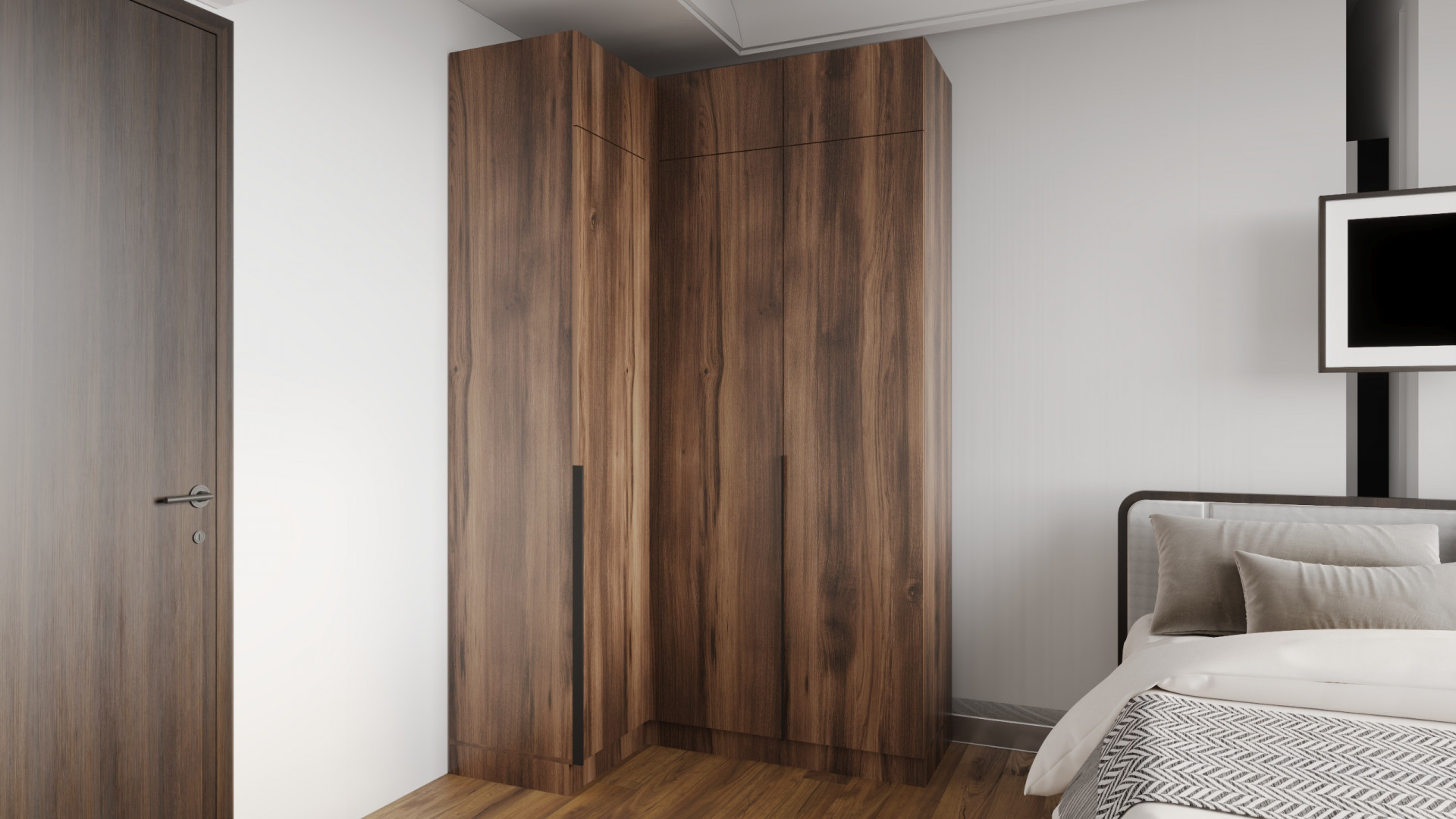 Шкаф угловой на 2 двери ViA- Сити С-20