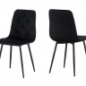 Стул обеденный BIO- Grace Трасти (велюр серый, черный)