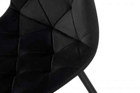 Стул обеденный BIO- Grace Трасти (велюр серый, черный)