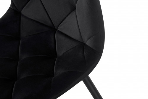 Стул обеденный BIO- Grace Трасти (велюр серый, черный)