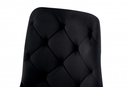 Стул обеденный BIO- Grace Трасти (велюр серый, черный)