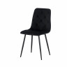 Стул обеденный BIO- Grace Трасти (велюр серый, черный)