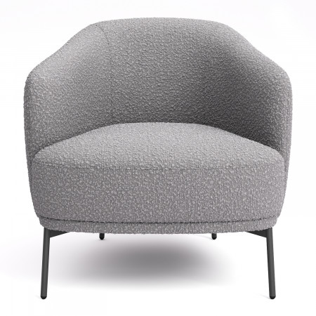 Дизайнерское кресло на металлических ножках Mil- ANDERS 73х80х70 см 