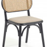 Стул Kave Home DORIANE CC2109MV12 (черный/бежевый)