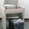 Туалетный стол с зеркалом SMS- Тиффани бежевый