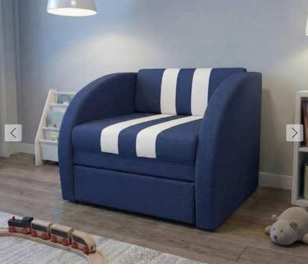 Кресло-кровать VRN- SMART 80х170 см (синий)