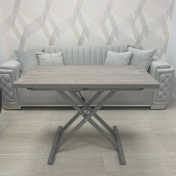 Стол - трансформер EXI- Тренто-Р серый дизайнерский